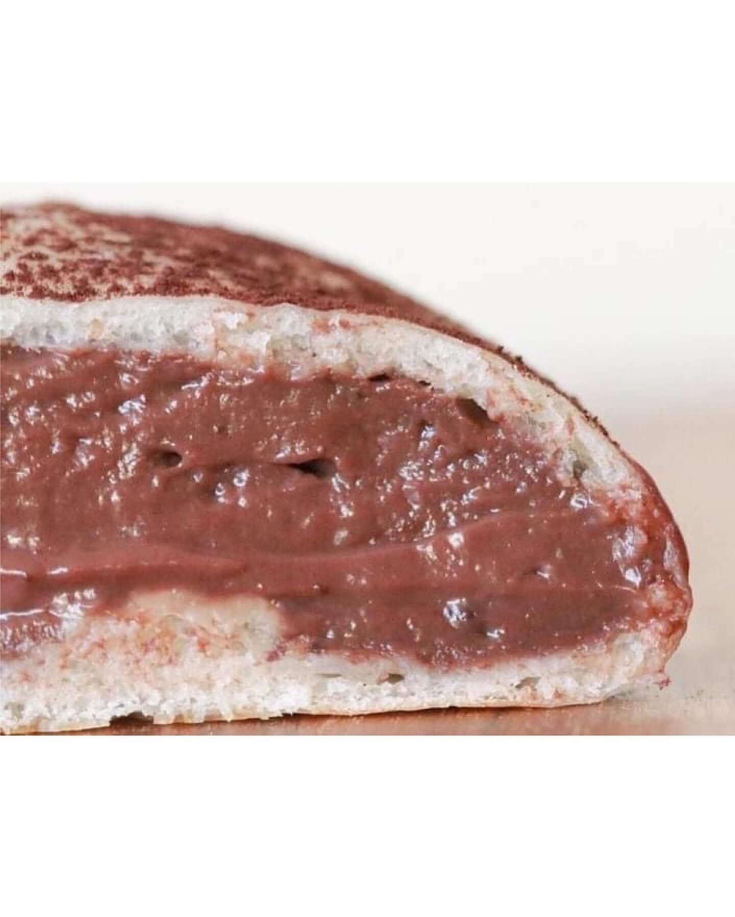 古代小麦１００％スペルト自家製VEGANチョコクリームパン。